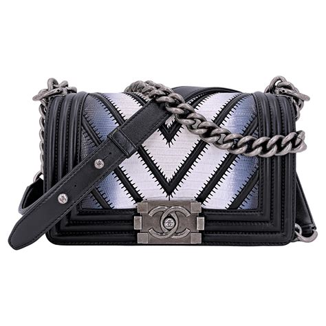 chanel lizard boy bag|lizard chanel handbags sale.